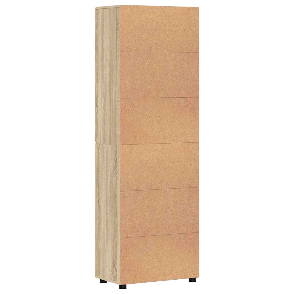Magasfiú FLORIN 60 x 35 x 182 cm Sonoma tölgy Szerelt Fa