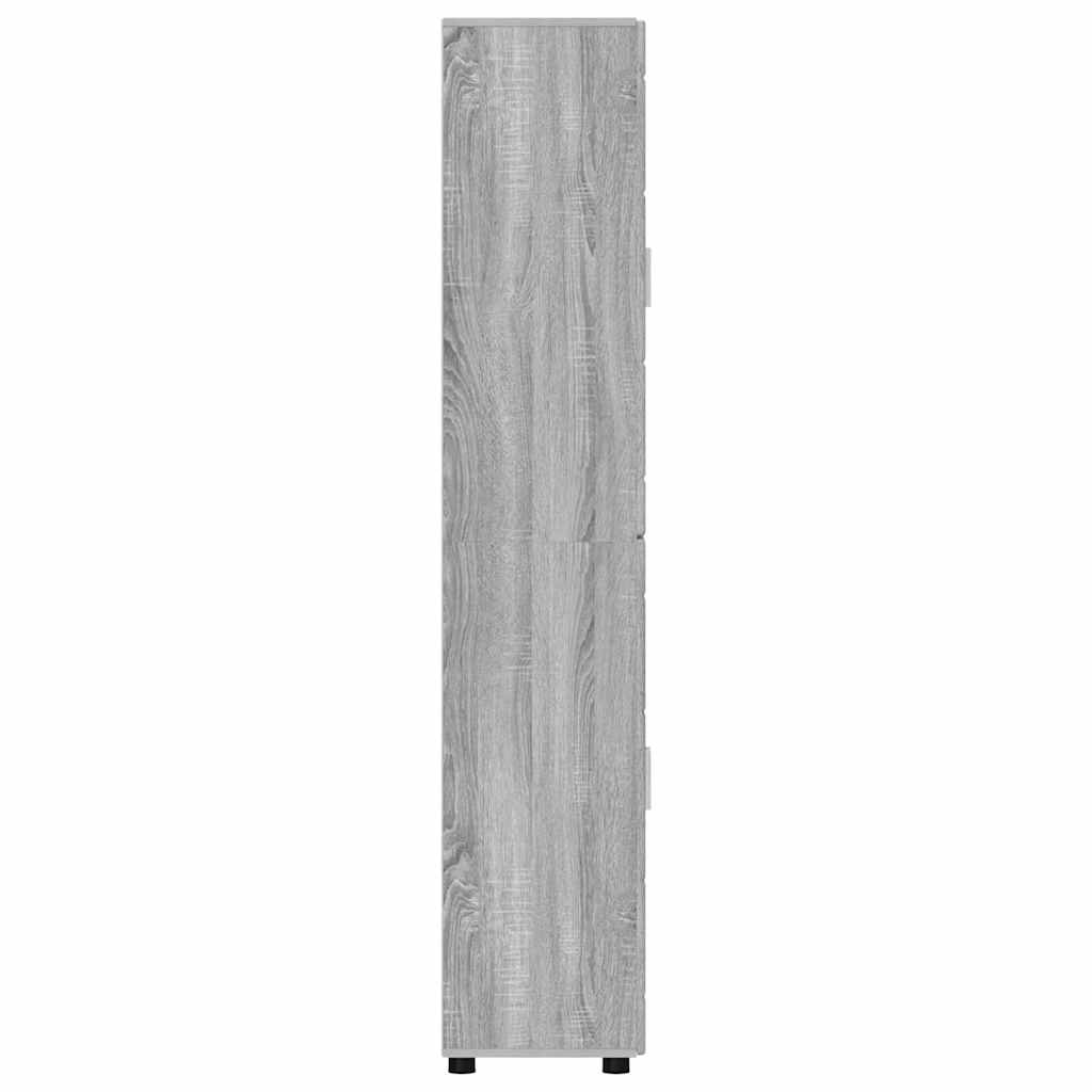 Magasfiú FLORIN 60 x 35 x 182 cm Szürke Sonoma Szerelt Fa