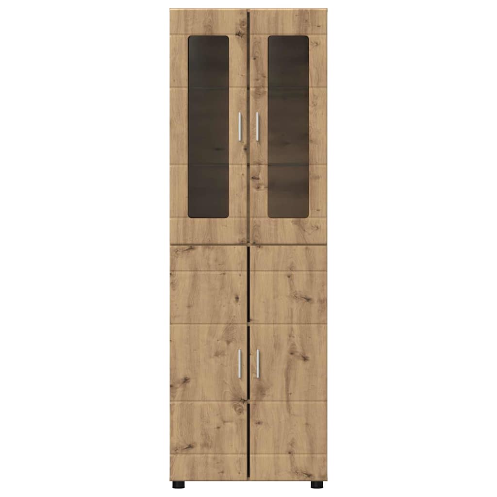 Magasfiú FLORIN 60 x 35 x 182 cm Artisan tölgy Szerelt Fa