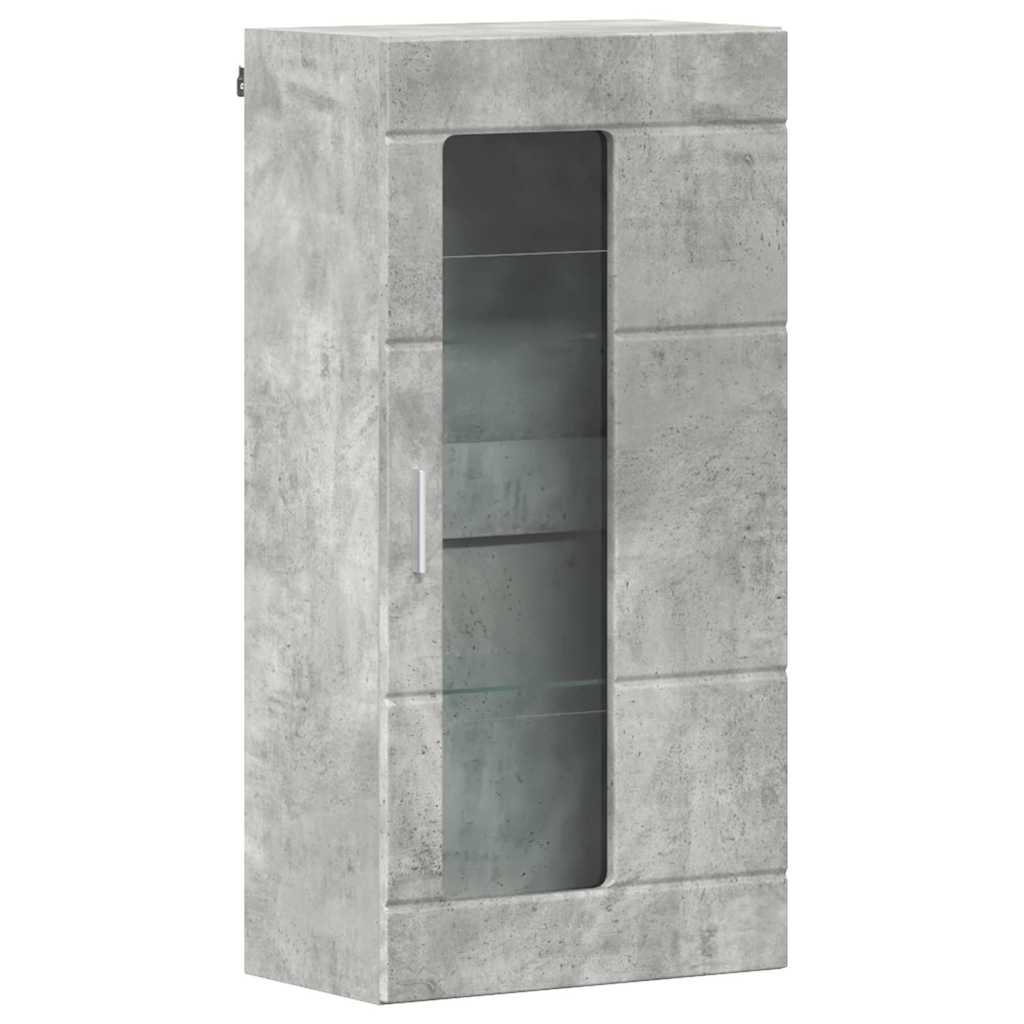 TV szekrény garnitúra fiókkal FLORIN 3 pcs Beton Szürke Faanyag
