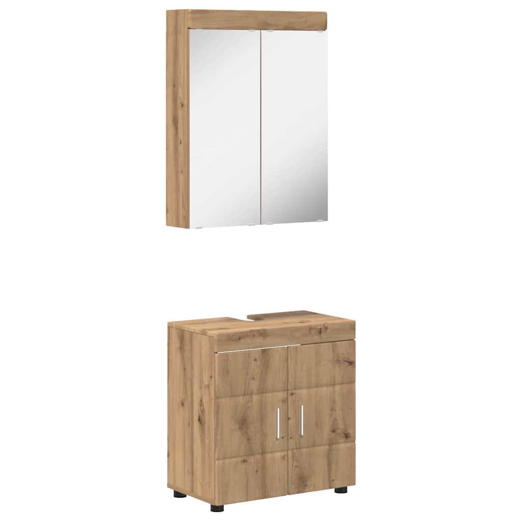 Fürdőszoba bútor szett TULUM 2 pcs Artisan tölgy