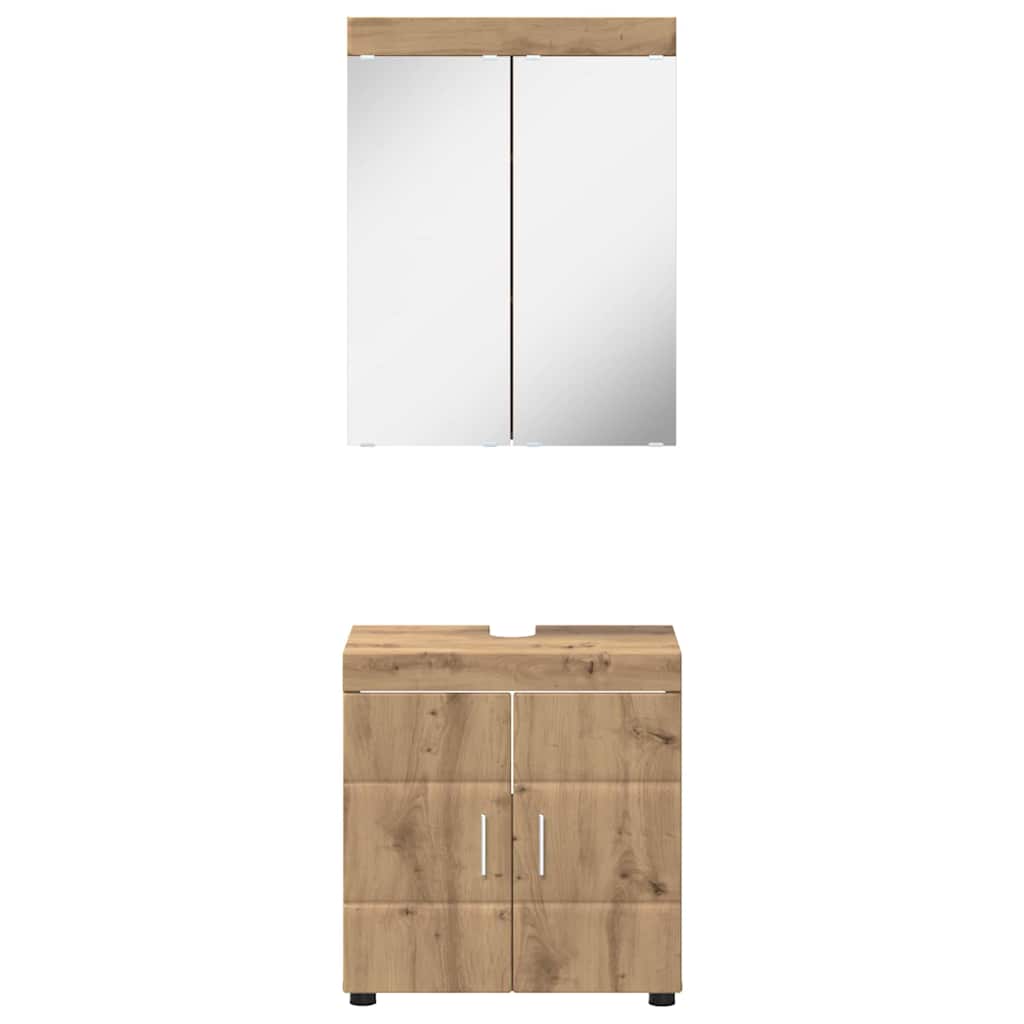 Fürdőszoba bútor szett TULUM 2 pcs Artisan tölgy
