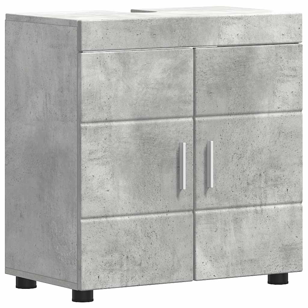 Fürdőszoba bútor szett TULUM 4 pcs Beton Szürke 60 x 34 x 63 cm