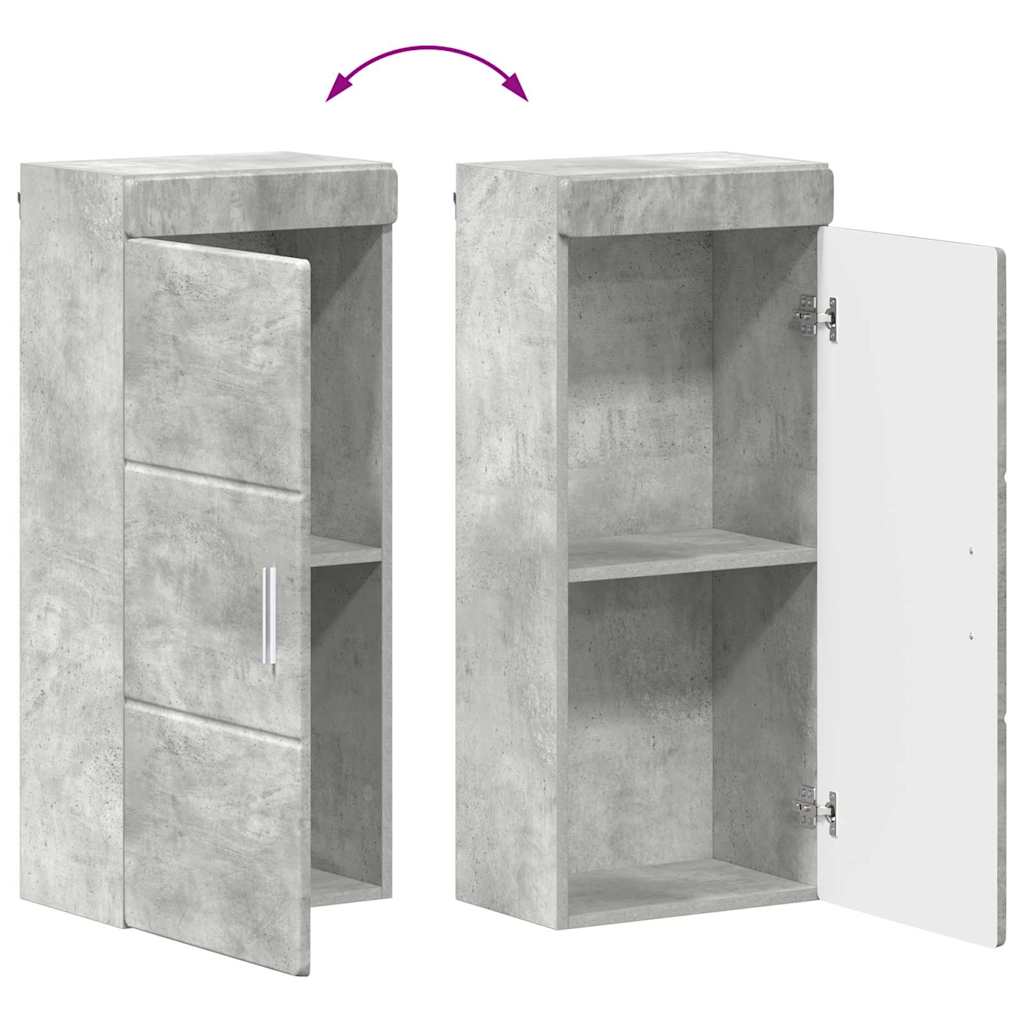 Fürdőszoba bútor szett TULUM 4 pcs Beton Szürke 60 x 34 x 63 cm