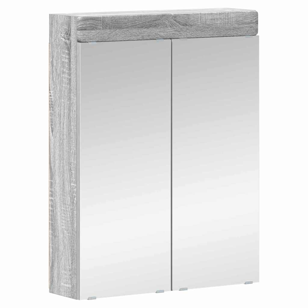 Fürdőszoba bútor szett TULUM 4 pcs Szürke Sonoma