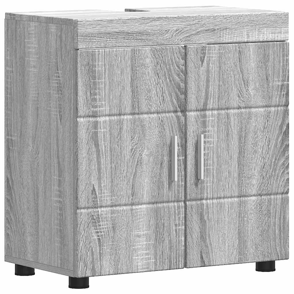 Fürdőszoba bútor szett TULUM 4 pcs Szürke Sonoma