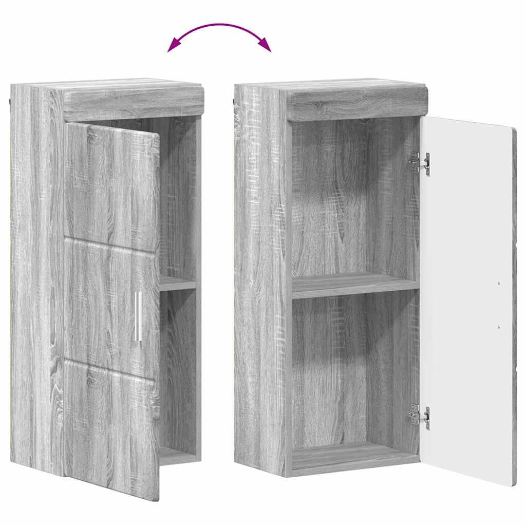 Fürdőszoba bútor szett TULUM 4 pcs Szürke Sonoma
