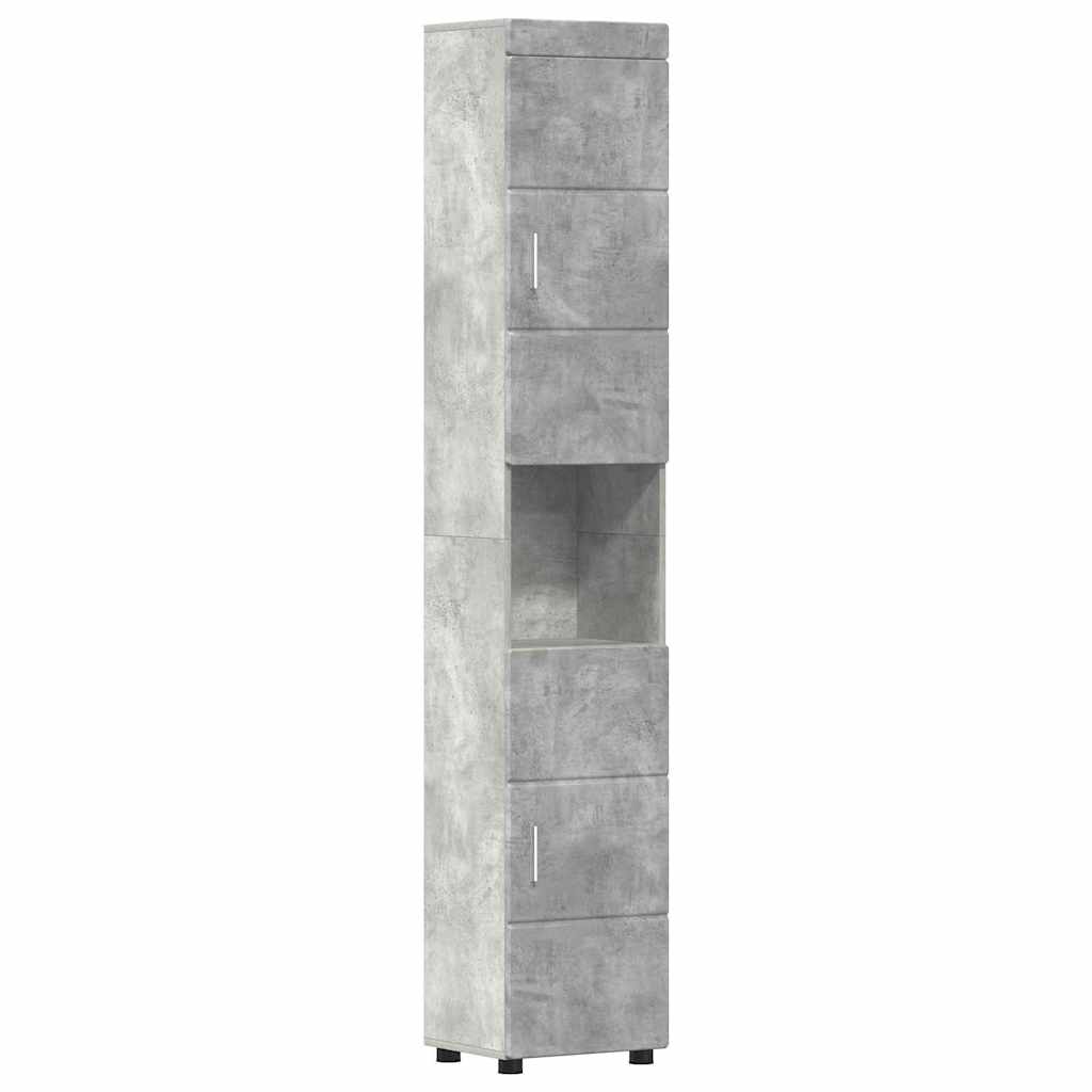 Fürdőszoba bútor szett TULUM 5 pcs Beton Szürke 60 x 34 x 63 cm