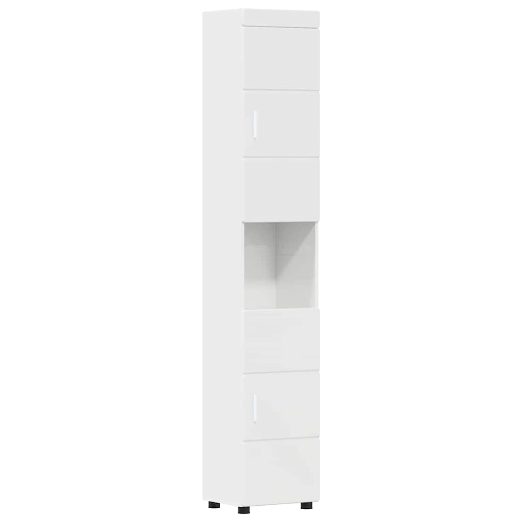 Fürdőszoba bútor szett TULUM 5 pcs Magas Fényű Fehér