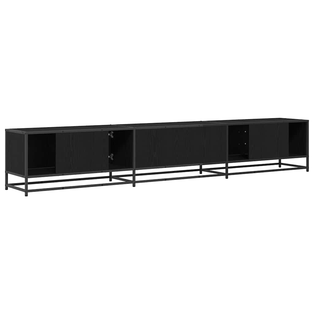 TV egységek 240 x 35 x 41 cm Fekete tölgy Szerelt fa