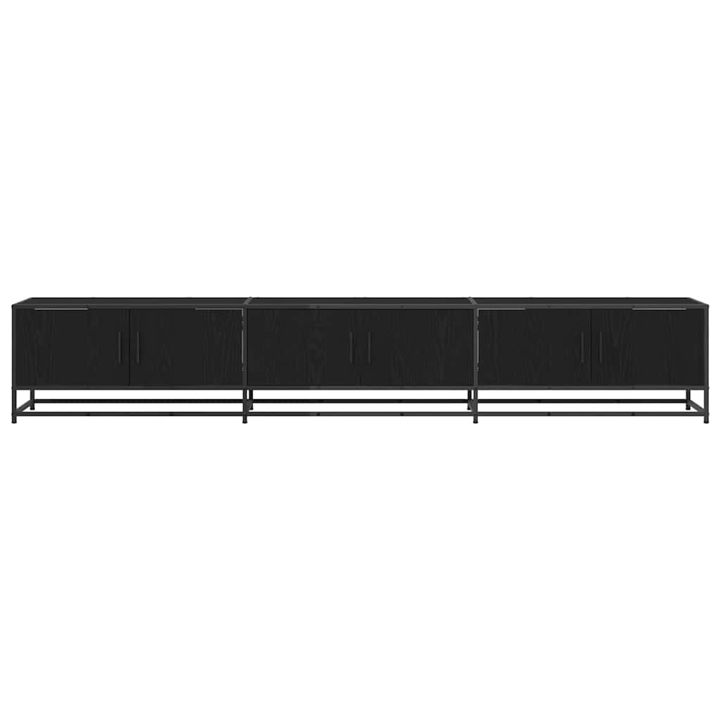 TV egységek 240 x 35 x 41 cm Fekete tölgy Szerelt fa