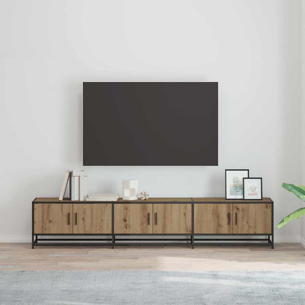 TV egységek 210 x 35 x 41 cm Artisan tölgy Szerelt fa