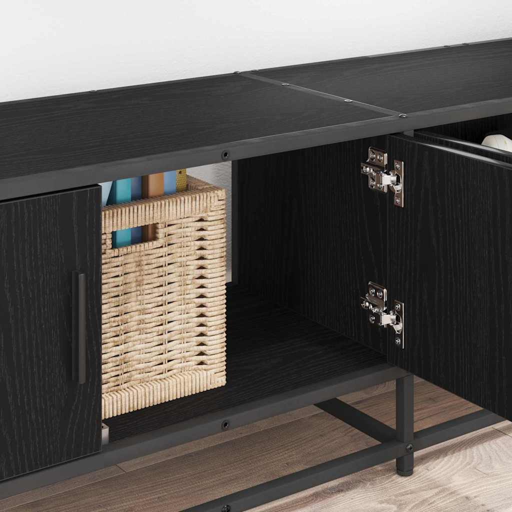 TV egységek 210 x 35 x 41 cm Fekete tölgy Szerelt fa