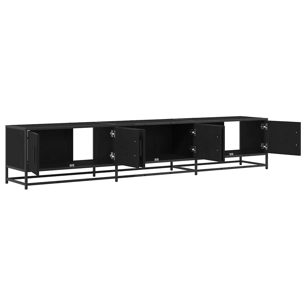 TV egységek 210 x 35 x 41 cm Fekete tölgy Szerelt fa