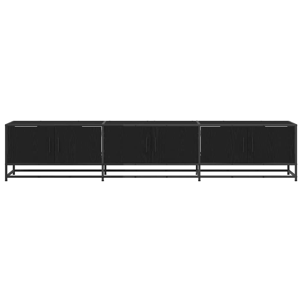 TV egységek 210 x 35 x 41 cm Fekete tölgy Szerelt fa
