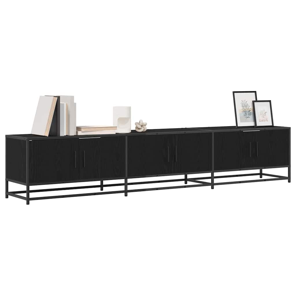 TV egységek 210 x 35 x 41 cm Fekete tölgy Szerelt fa