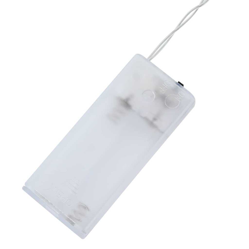 Karácsonyi gyertyatartó ív 10 LED gyertyával LED Meleg fehér