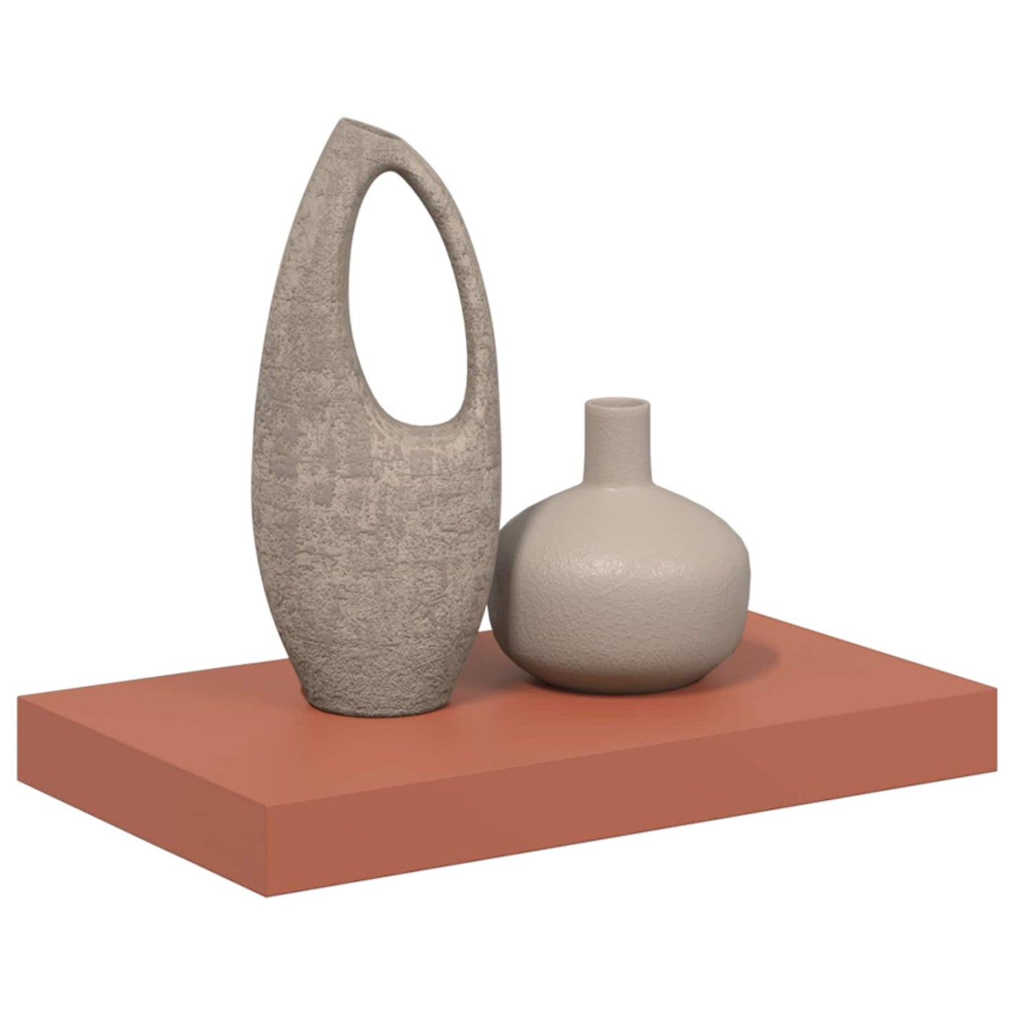 Falpolc Falra szerelhető Piros 40 x 23,5 x 3,8 cm Szerelt Fa
