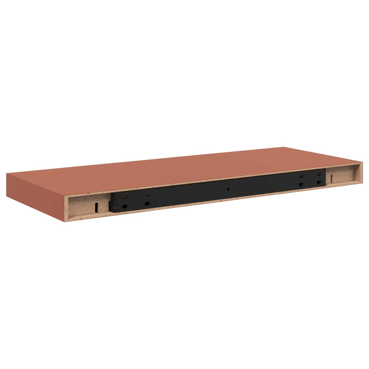Falpolc Falra szerelhető 4 pcs Piros 60 x 23,5 x 3,8 cm