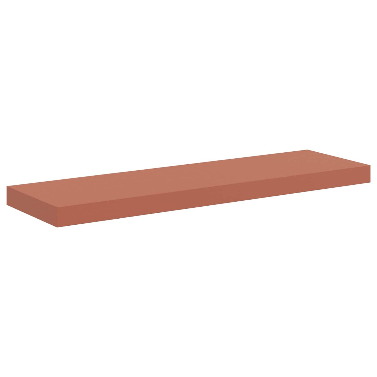 Falpolc Falra szerelhető Piros 90 x 23,5 x 3,8 cm Szerelt Fa