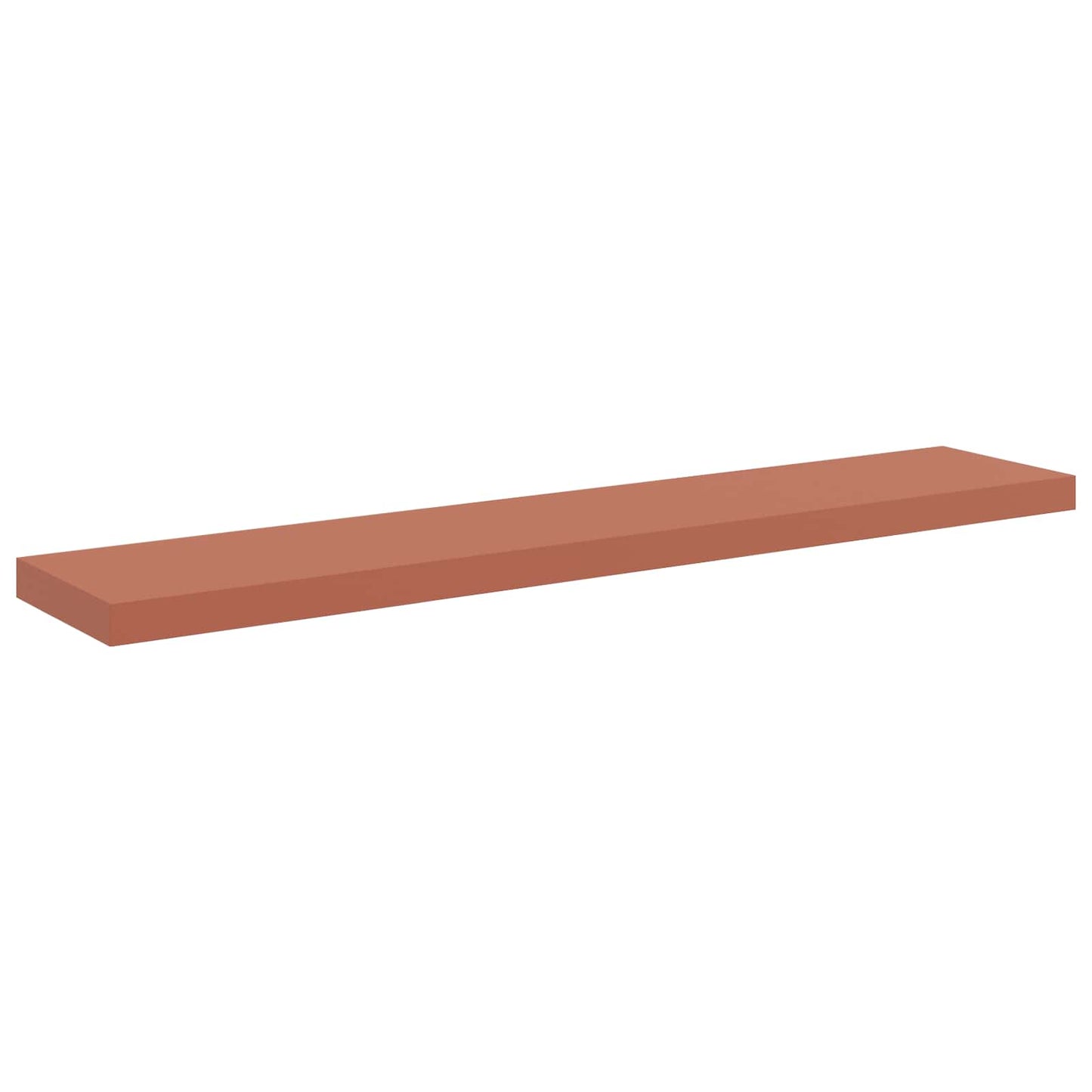 Falpolc Falra szerelhető 2 pcs Piros 120 x 23,5 x 3,8 cm