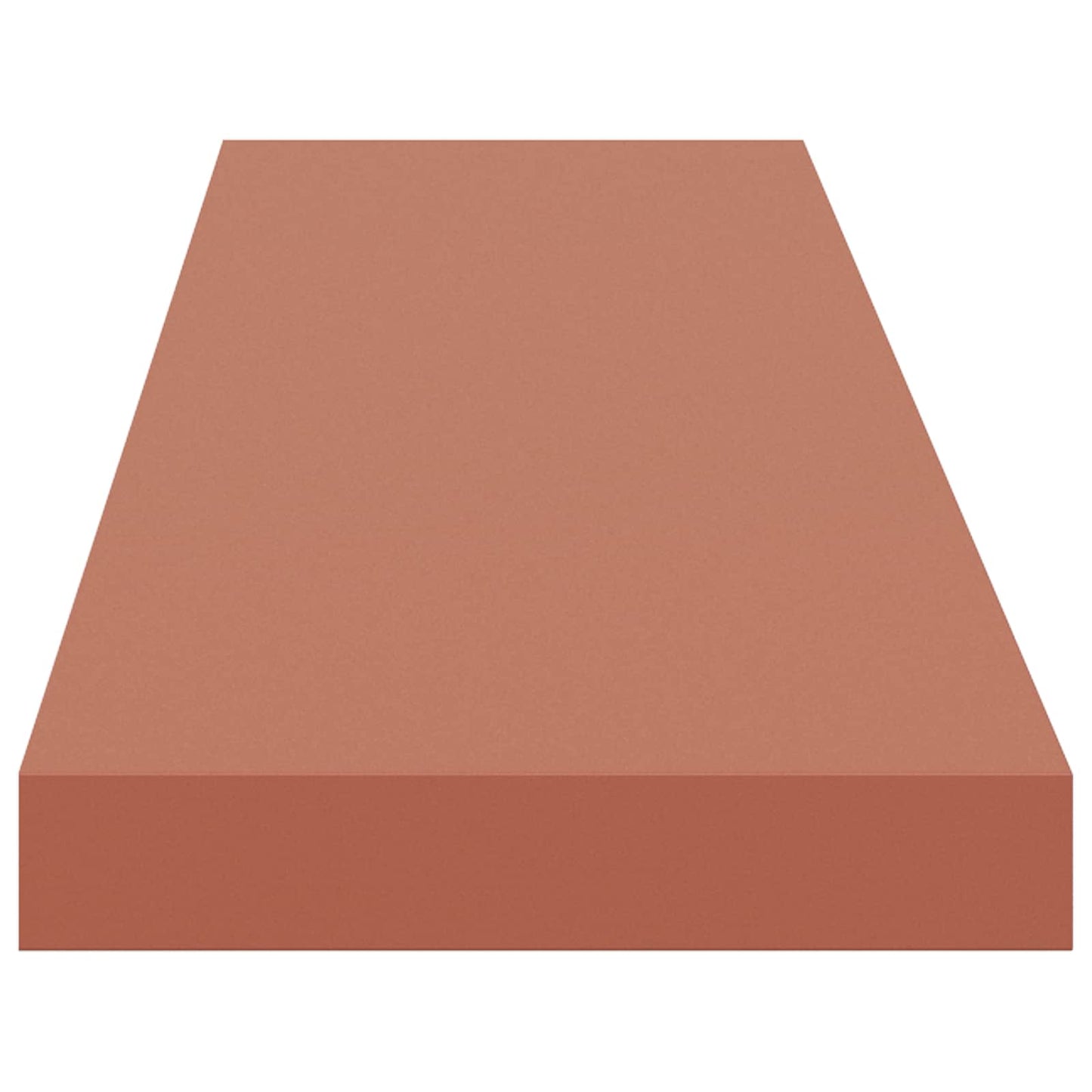 Falpolc Falra szerelhető 2 pcs Piros 120 x 23,5 x 3,8 cm