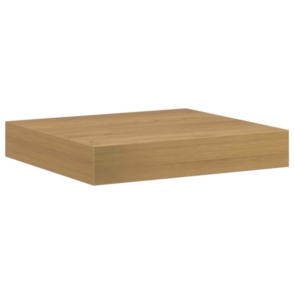 Falpolc Falra szerelhető 2 pcs Barna 23 x 23,5 x 3,8 cm