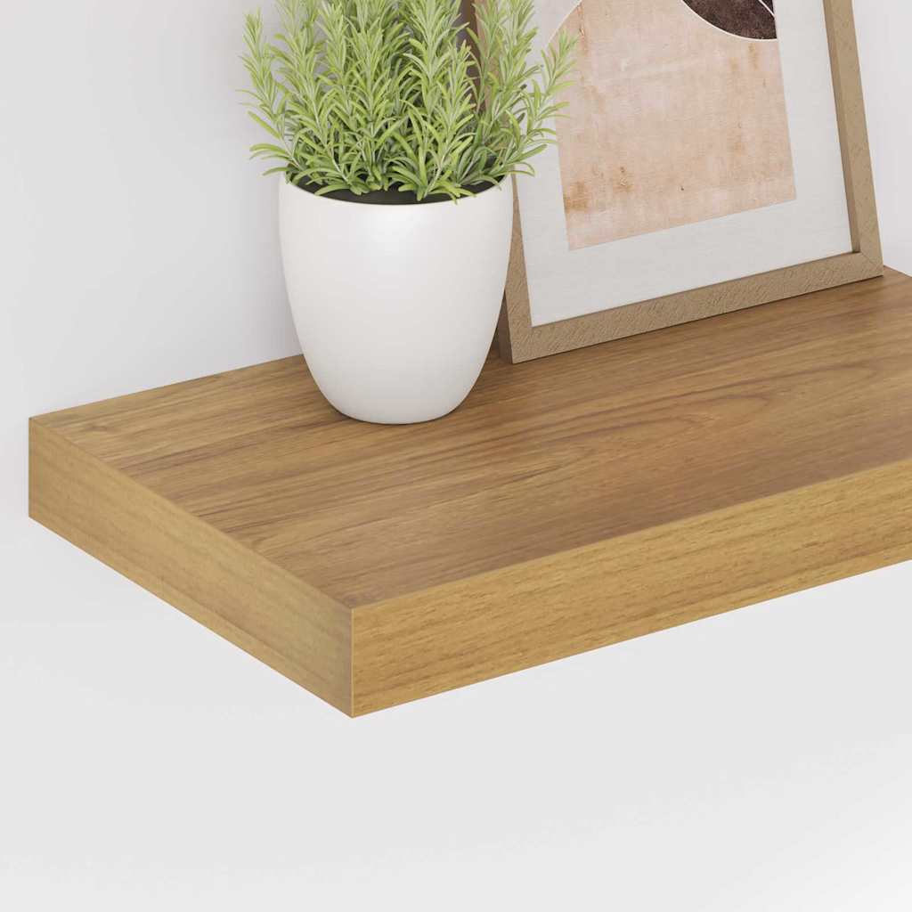 Falpolc 4 db Barna 40 x 23,5 x 3,8 cm Szerelt Fa