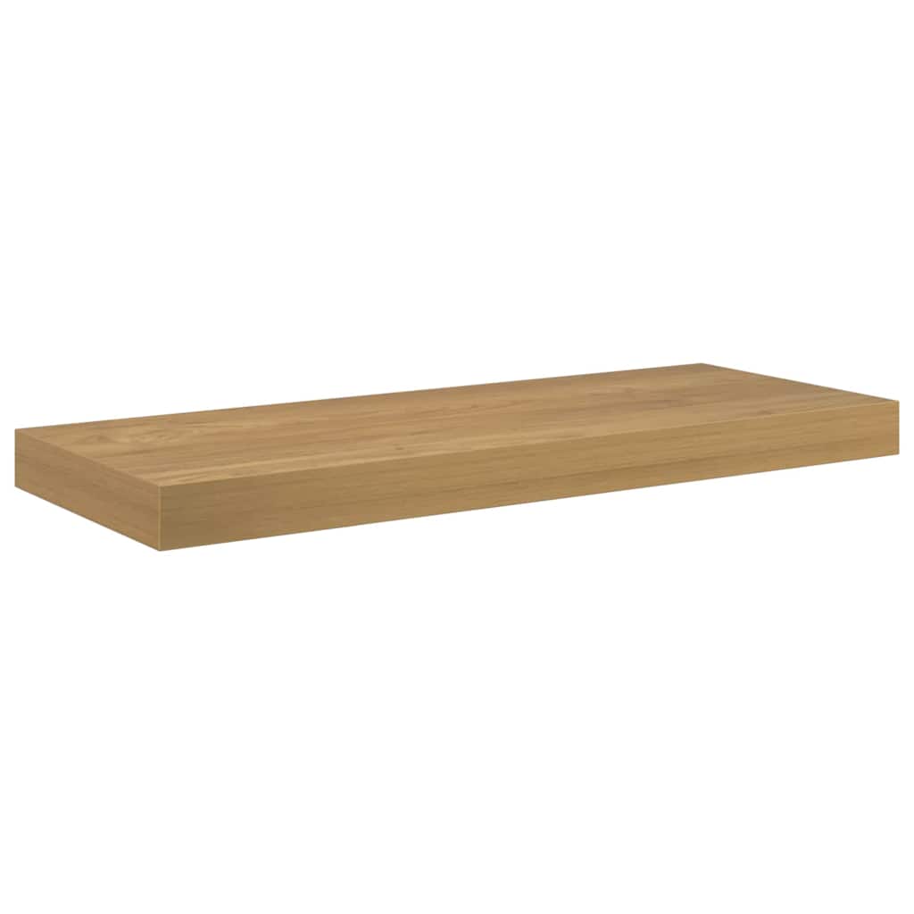 Falpolc 2 db Barna 50 x 23,5 x 3,8 cm Szerelt Fa