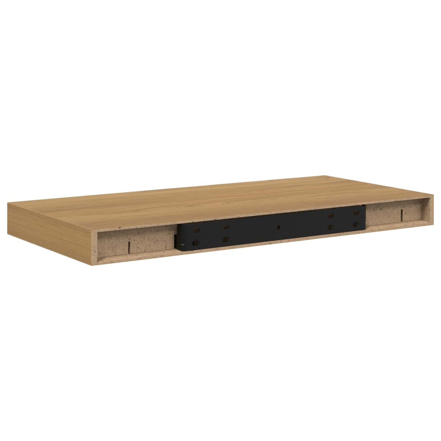 Falpolc 2 db Barna 50 x 23,5 x 3,8 cm Szerelt Fa