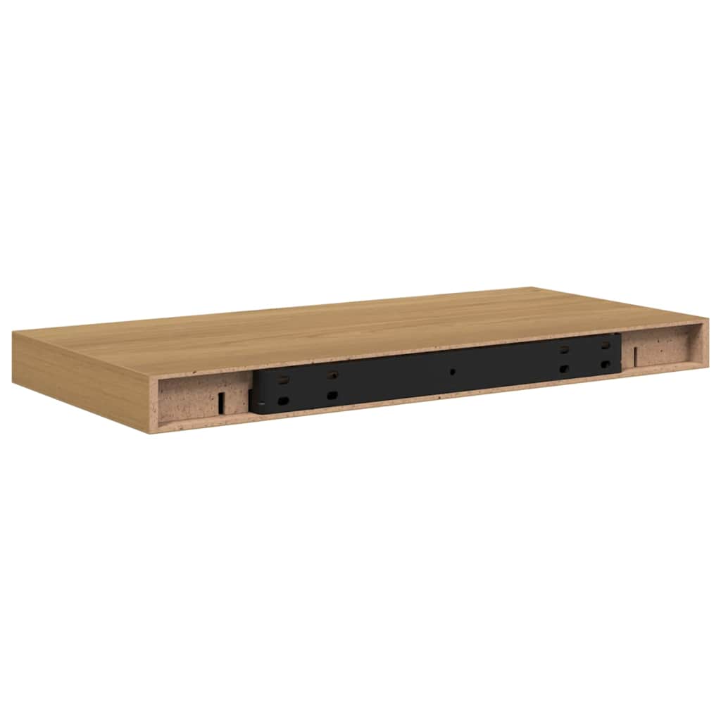 Falpolc Falra szerelhető 4 db Barna 50 x 23,5 x 3,8 cm
