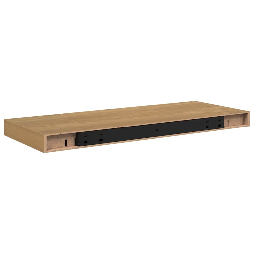 Falpolc Falra szerelhető 4 db Barna 60 x 23,5 x 3,8 cm