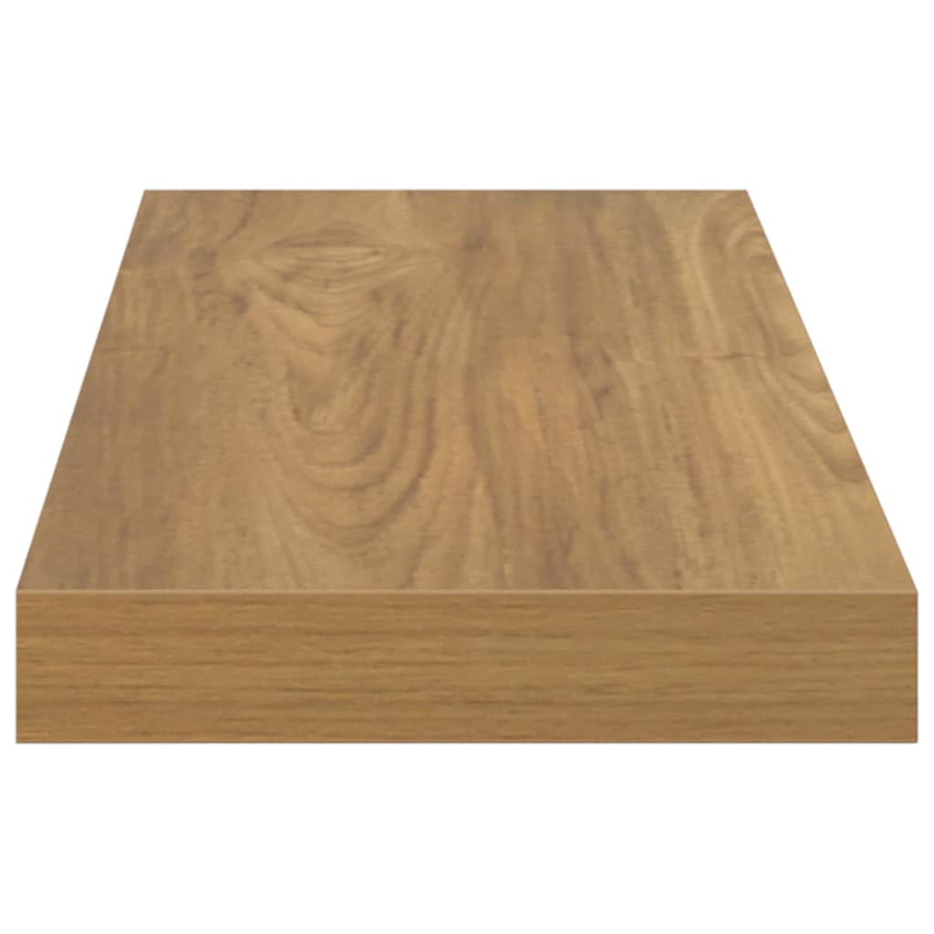 Falpolc Falra szerelhető Barna 120 x 23,5 x 3,8 cm Szerelt Fa