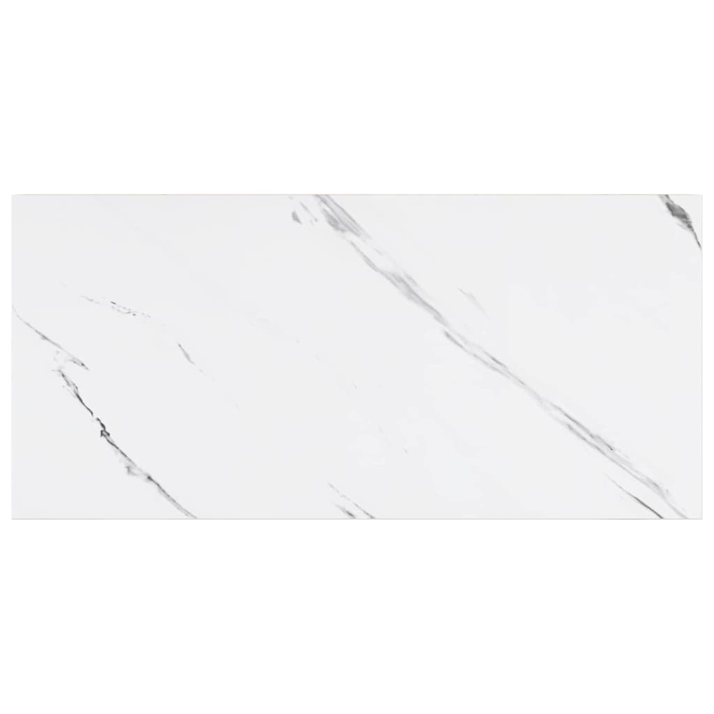 Falpolc Falra szerelhető 4 pcs Fehér márvány 50 x 23,5 x 3,8 cm