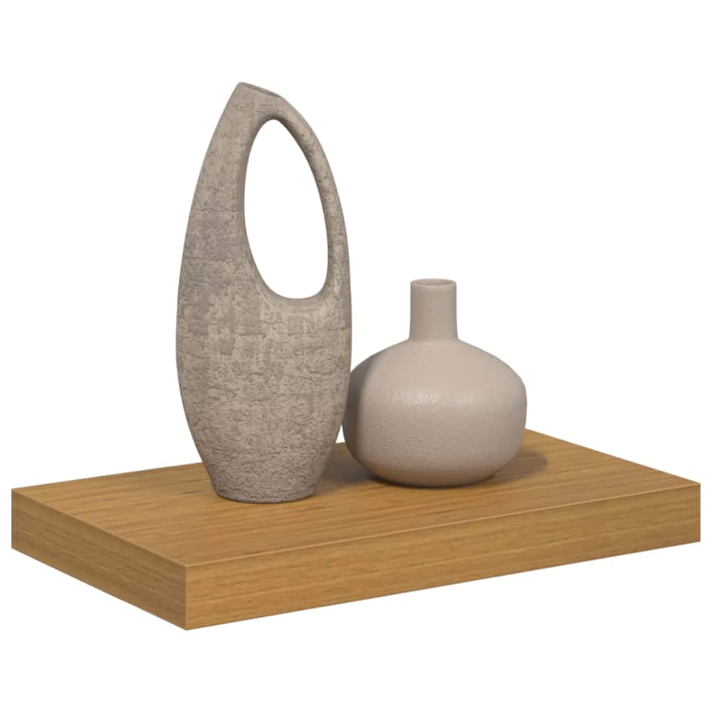 Falpolc Falra szerelhető Bézs 40 x 23,5 x 3,8 cm Szerelt Fa