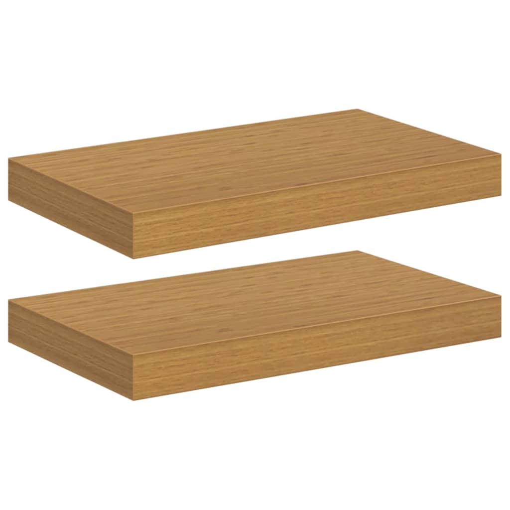 Falpolc Falra szerelhető 2 pcs Bézs 40 x 23,5 x 3,8 cm