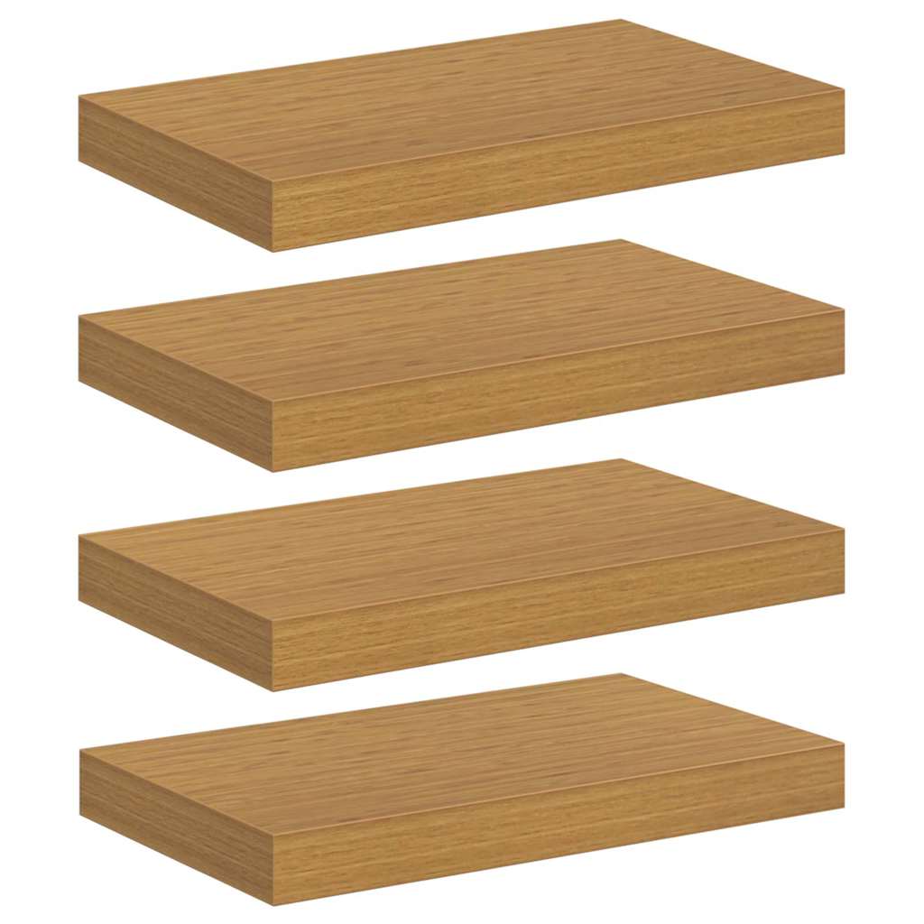 Falpolc Falra szerelhető 4 pcs Bézs 40 x 23,5 x 3,8 cm