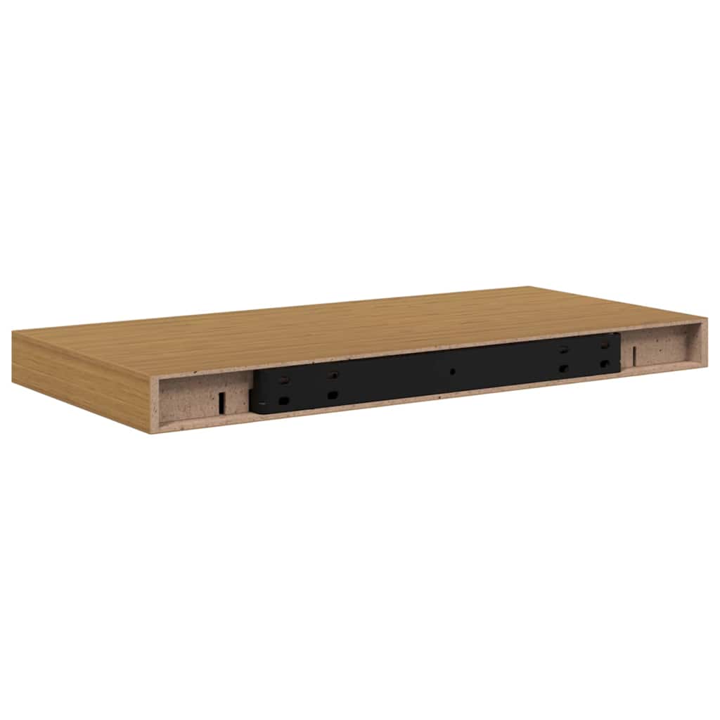 Falpolc Falra szerelhető Bézs 50 x 23,5 x 3,8 cm Szerelt Fa
