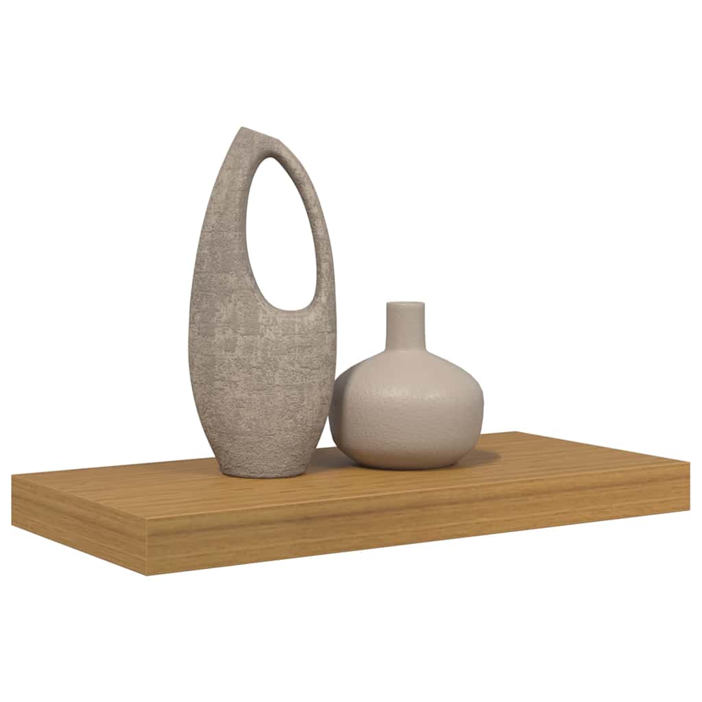 Falpolc Falra szerelhető Bézs 50 x 23,5 x 3,8 cm Szerelt Fa