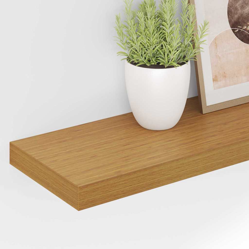 Falpolc Falra szerelhető 2 pcs Bézs 90 x 23,5 x 3,8 cm