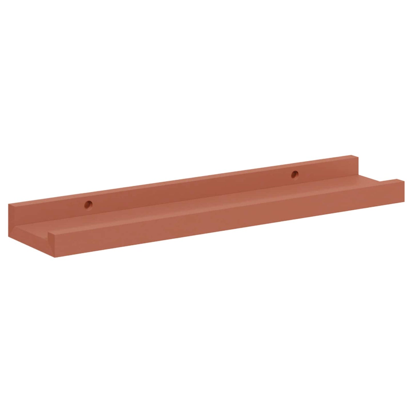 Falpolc Falra szerelhető 2 db Piros 40 x 9 x 3 cm Szerelt Fa