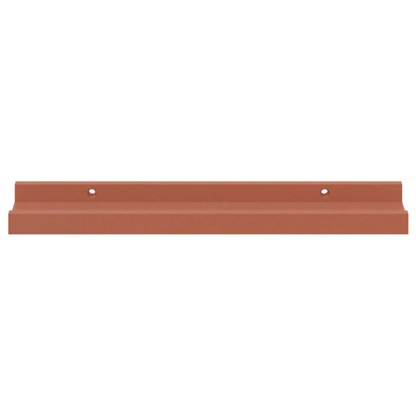 Falpolc Falra szerelhető 2 db Piros 40 x 9 x 3 cm Szerelt Fa