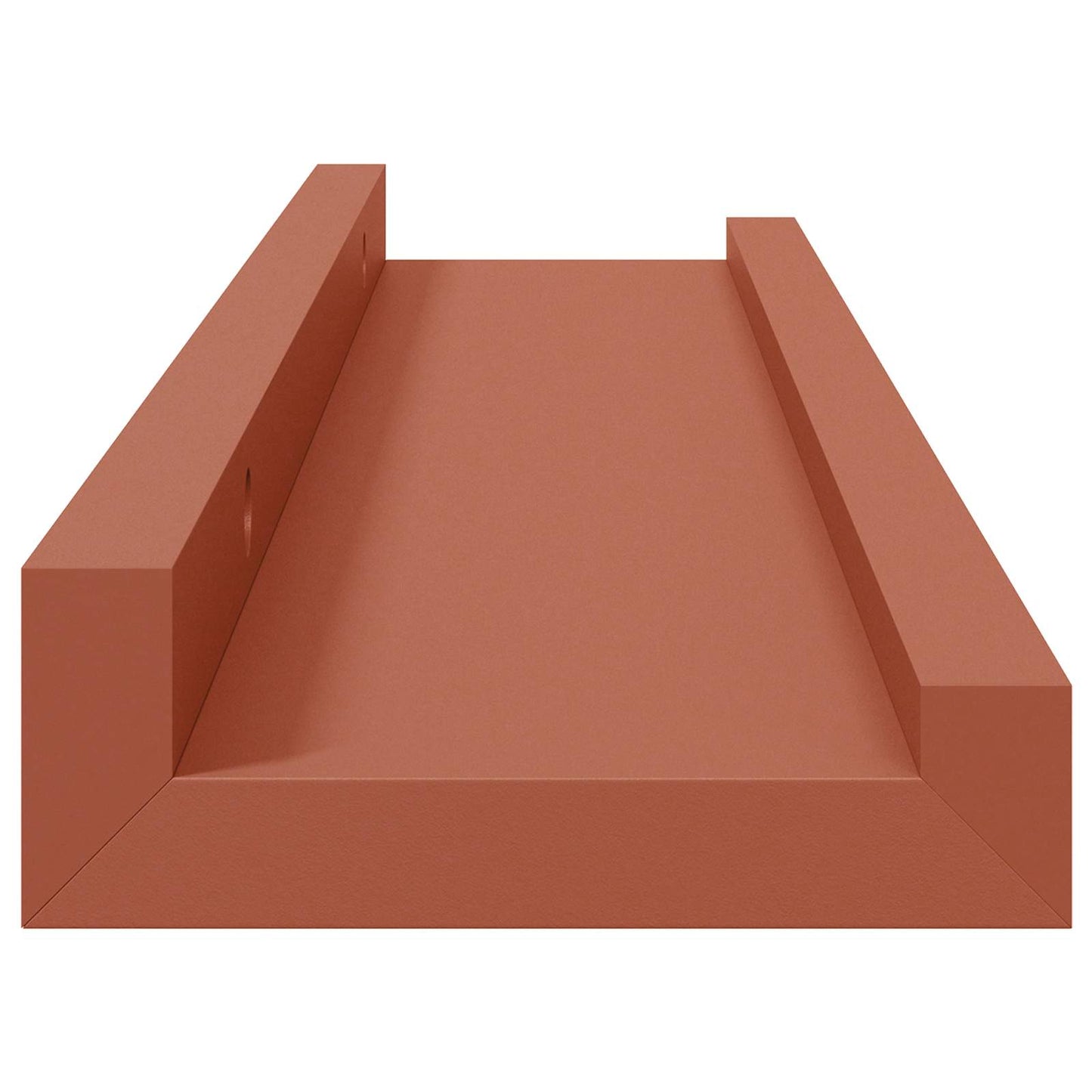 Falpolc Falra szerelhető 2 db Piros 40 x 9 x 3 cm Szerelt Fa