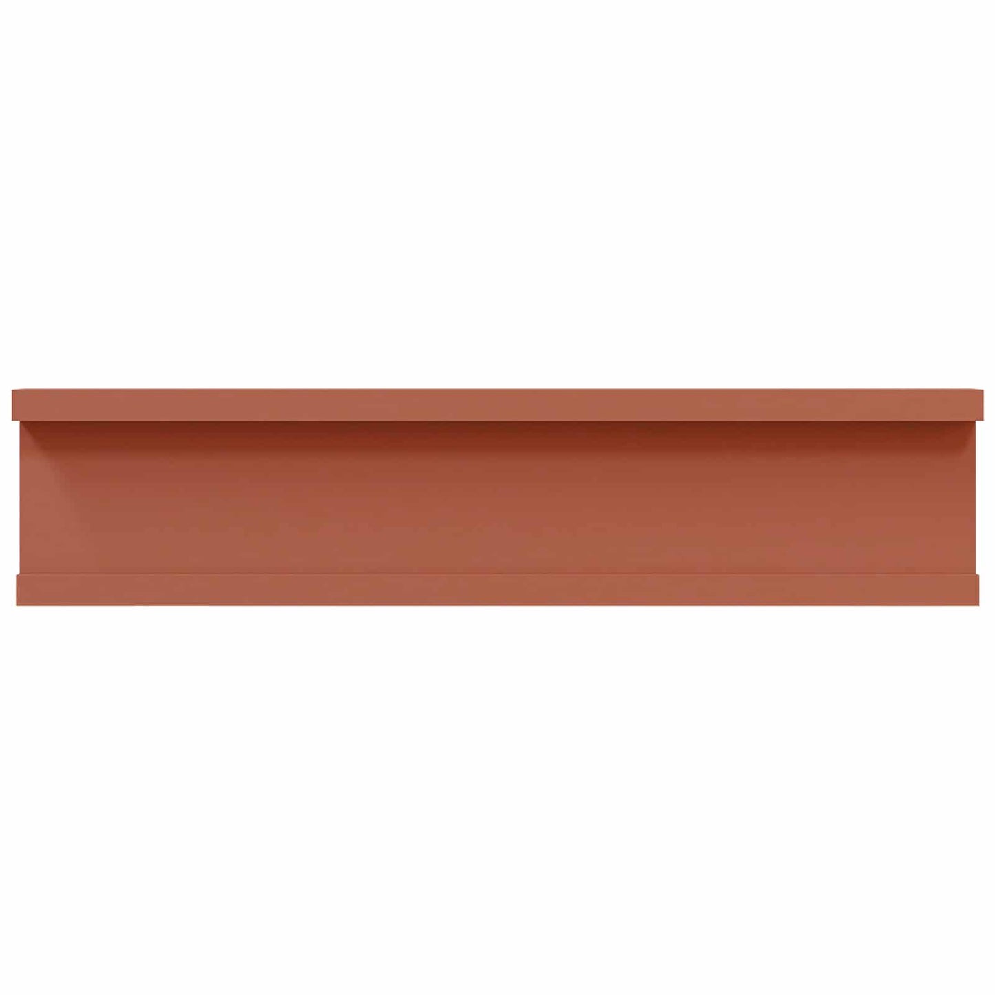 Falpolc Falra szerelhető 2 db Piros 40 x 9 x 3 cm Szerelt Fa