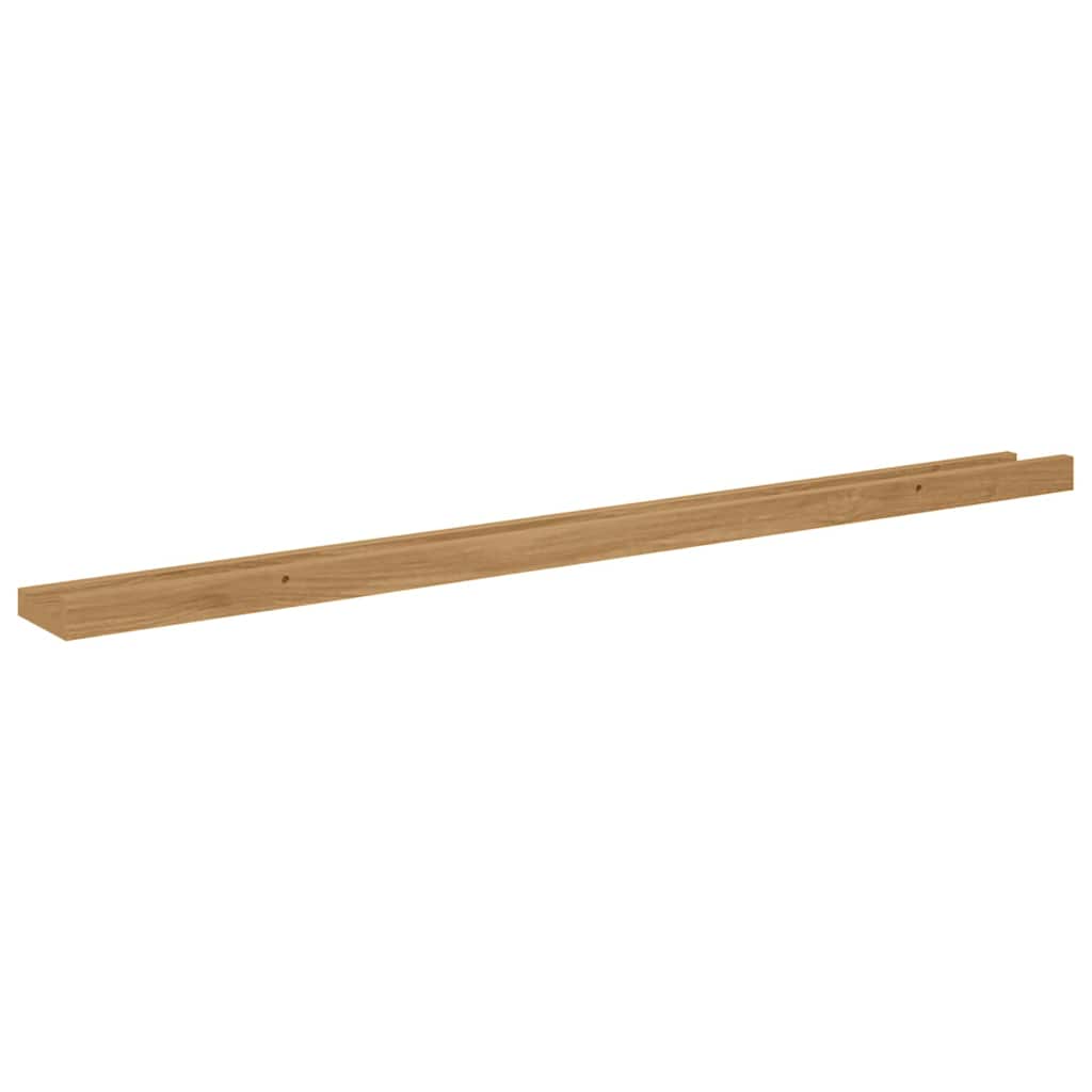 Falpolc Falra szerelhető 2 db Barna 100 x 9 x 3 cm Szerelt Fa
