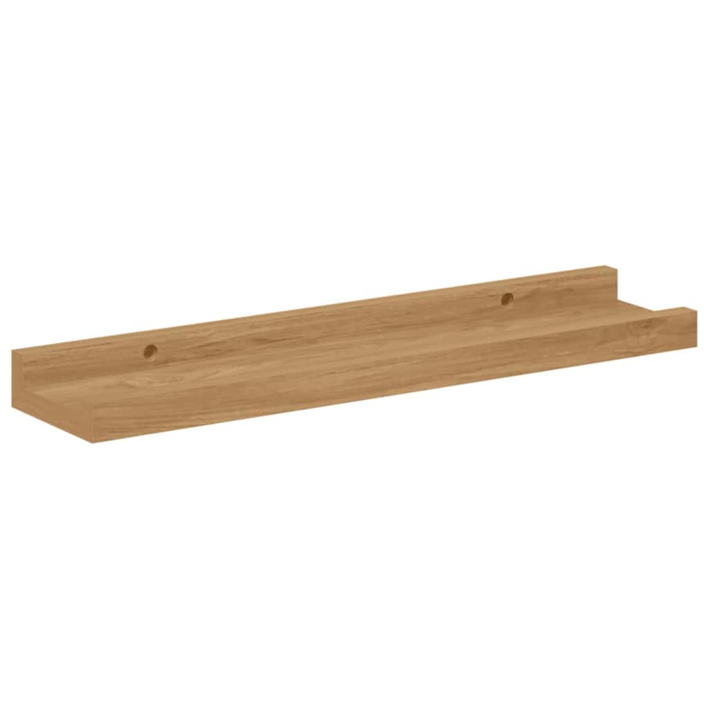 Falpolc Falra szerelhető 4 db Barna 40 x 9 x 3 cm Szerelt Fa