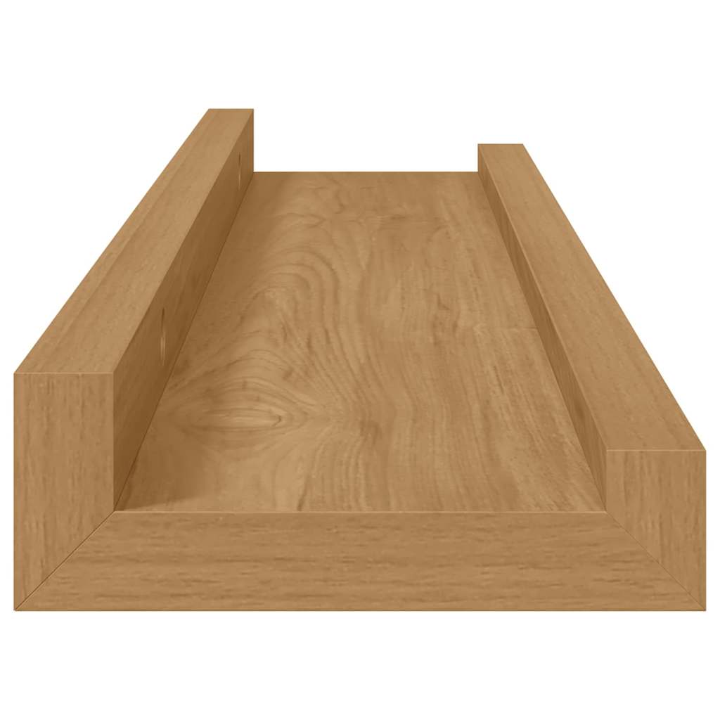 Falpolc Falra szerelhető 4 db Barna 40 x 9 x 3 cm Szerelt Fa