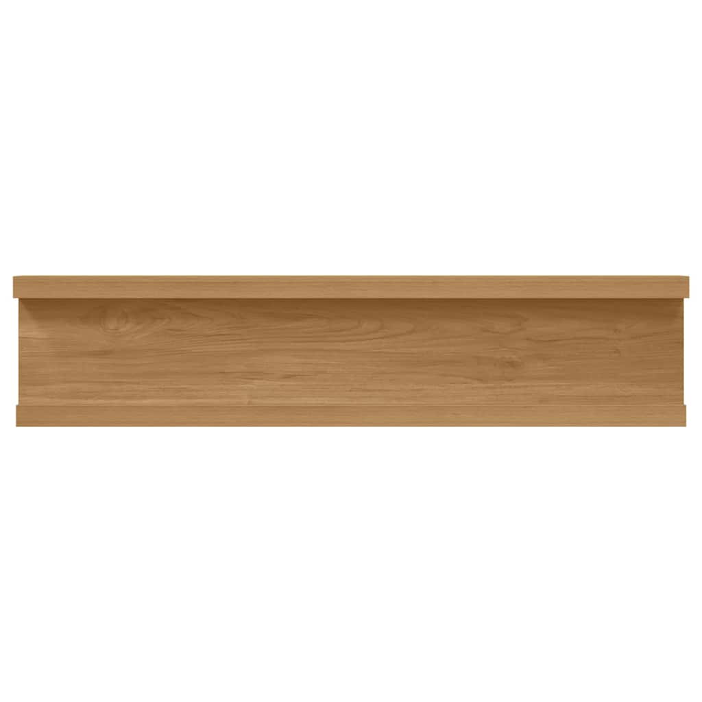 Falpolc Falra szerelhető 4 db Barna 40 x 9 x 3 cm Szerelt Fa