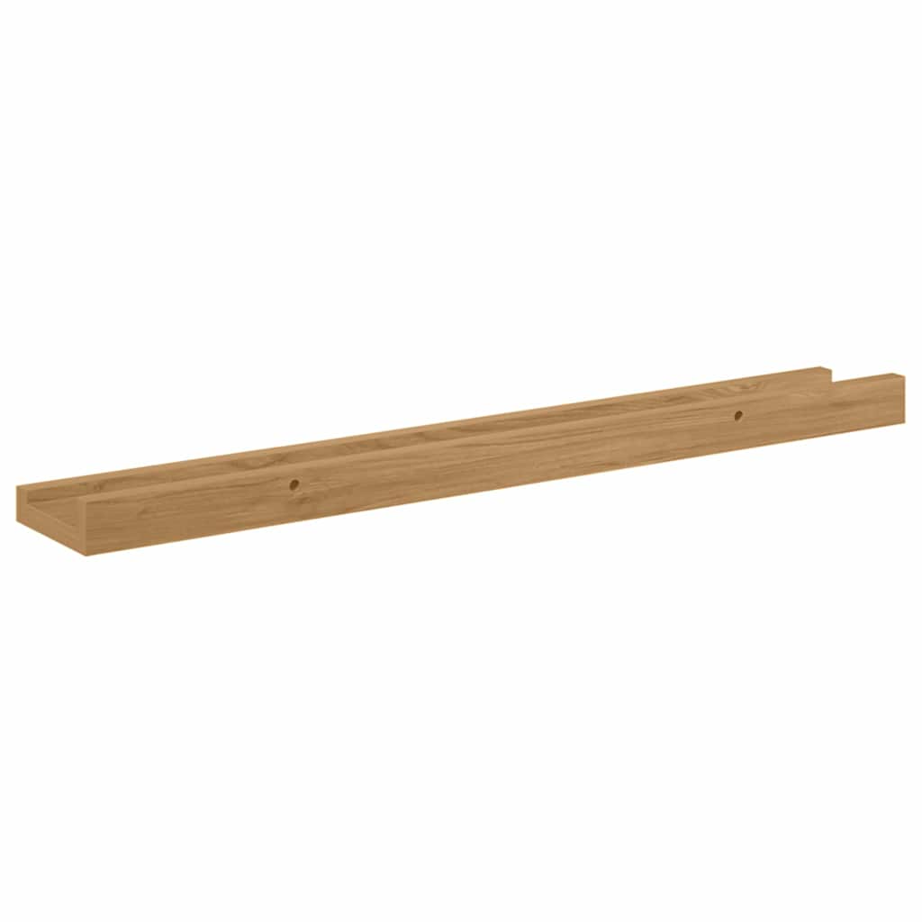 Falpolc Falra szerelhető 4 db Barna 60 x 9 x 3 cm Szerelt Fa