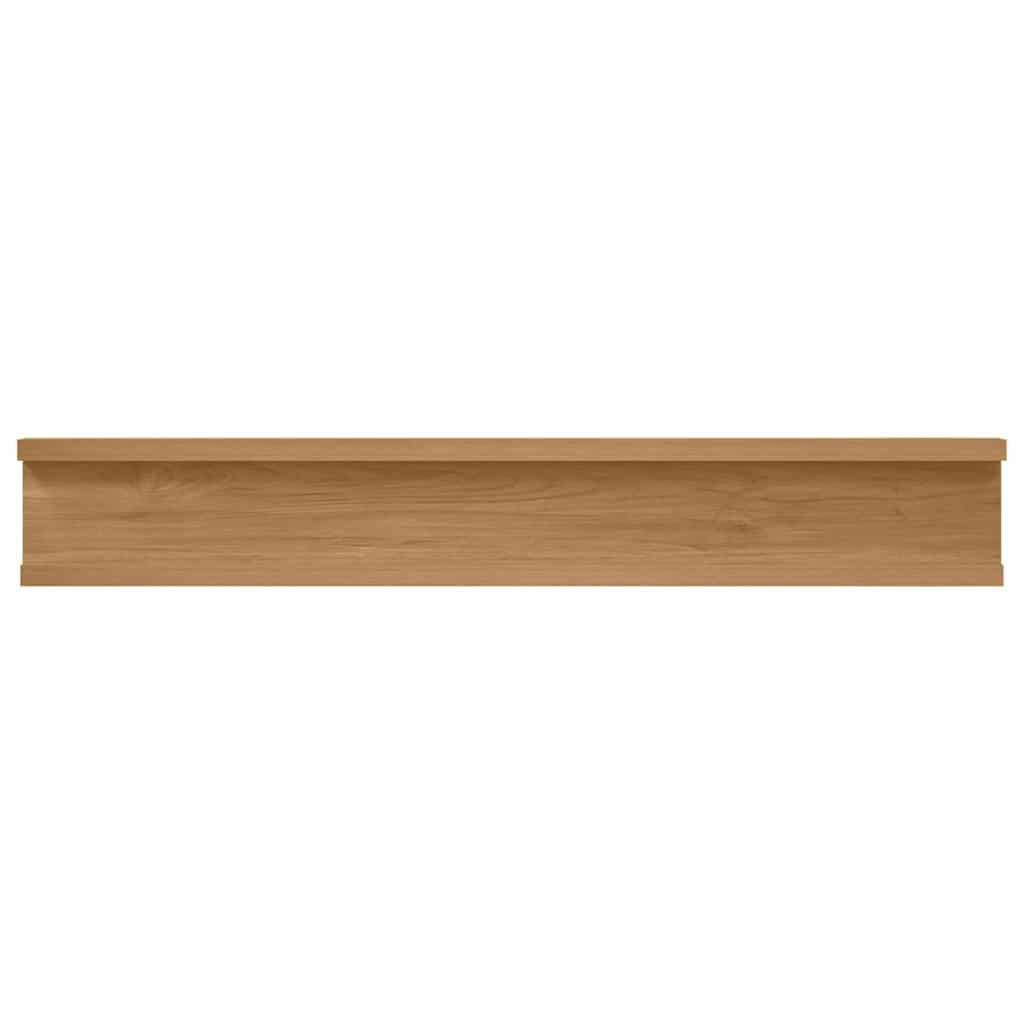 Falpolc Falra szerelhető 4 db Barna 60 x 9 x 3 cm Szerelt Fa